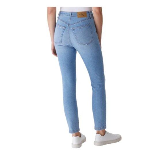 Calvin Klein Jeans Women's High-Rise Skinny Jean Light Blue - Picture 2 of 2